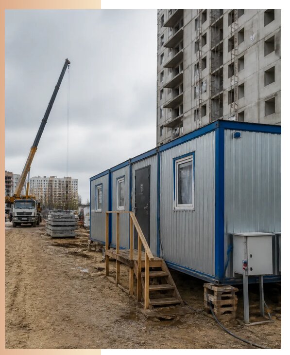 Аренда строительных вагончиков для рабочих в Ноябрьске